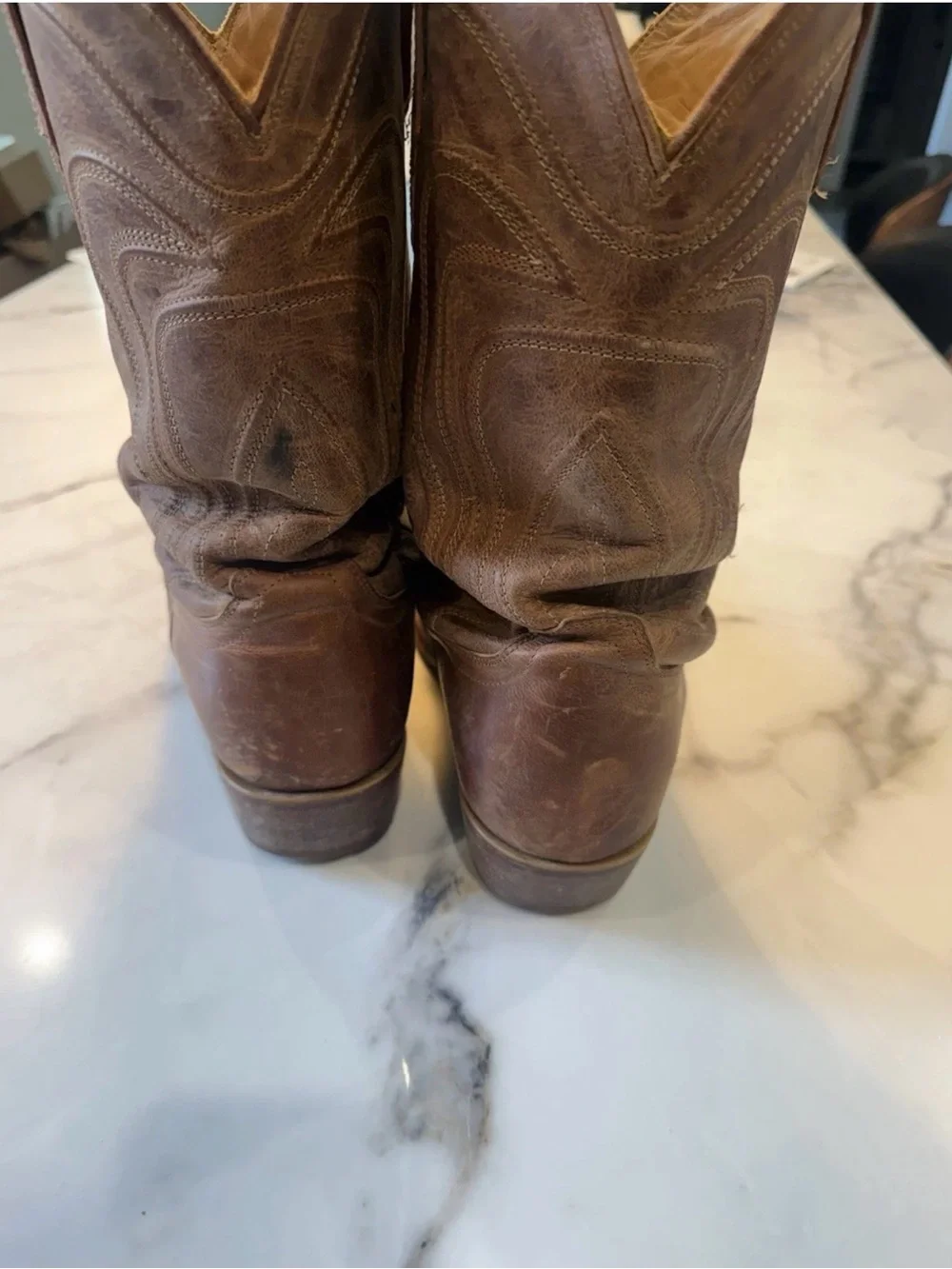 Tecovas Brown Leather Cowboy Boots
